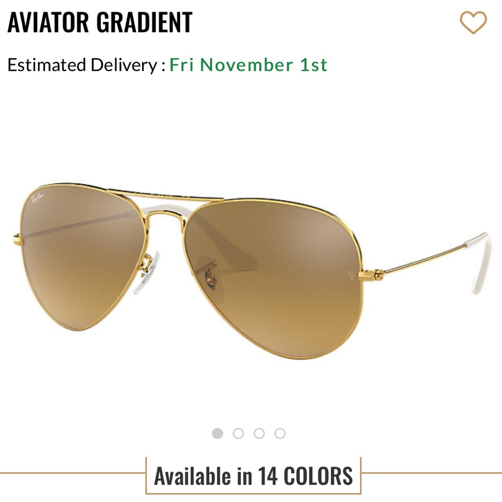 Ray Ban RB3025 Large Metal Aviators